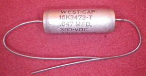 WEST-CAP/.047MFD 300-VDC